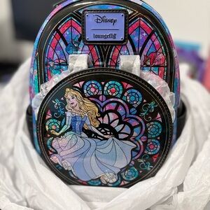 Loungefly Disney Princess Stained Glass: Sleeping Beauty